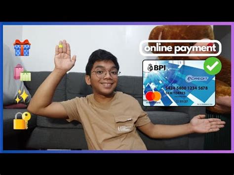 Making Online Payments with BPI eCredit Card .